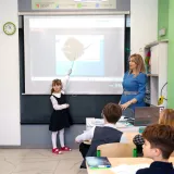 На уроке