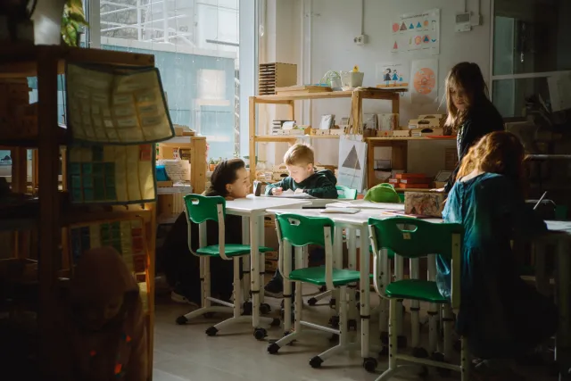 Урок в школе