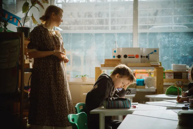 Урок в школе