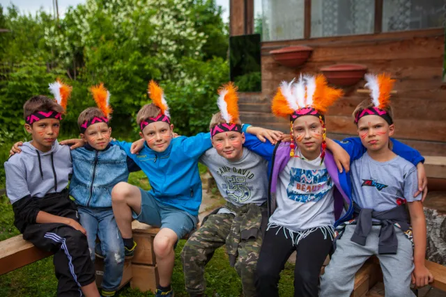 День индейца в лагере