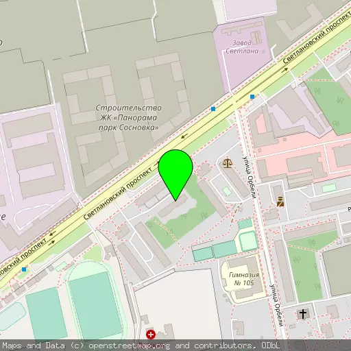Санкт-Петербугская Гуманитарная Школа `РОСТ` на карте