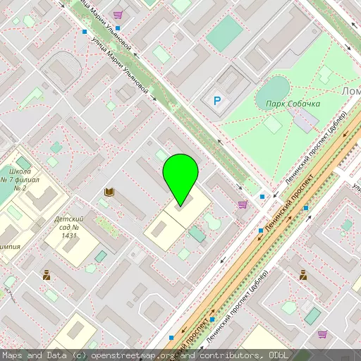 Лицей `Москвич` - (младшая школа) на карте